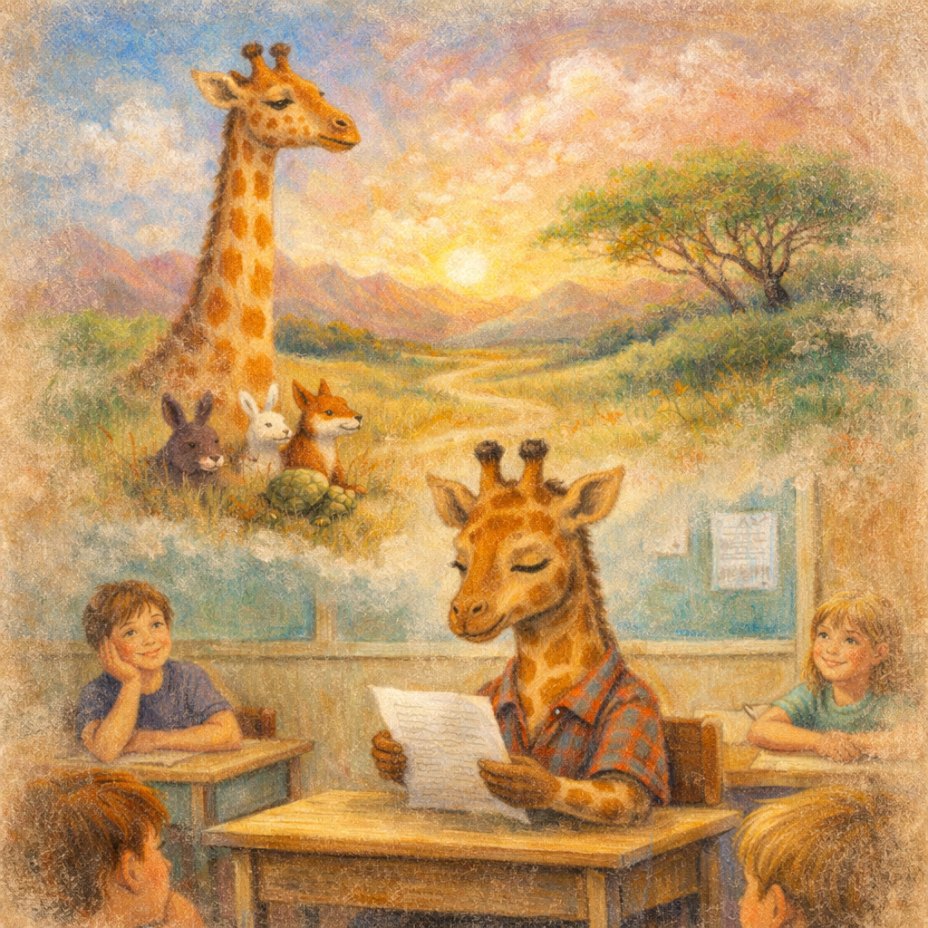 La giraffa che vedeva lontano